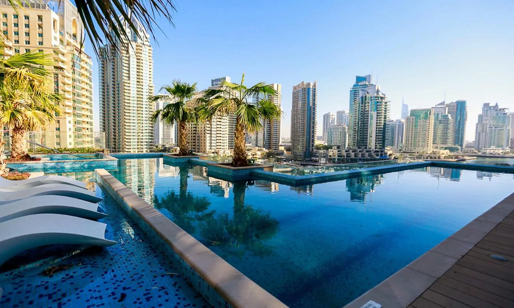 公寓 Contemporary Comfort - Serenity - Pool View 迪拜